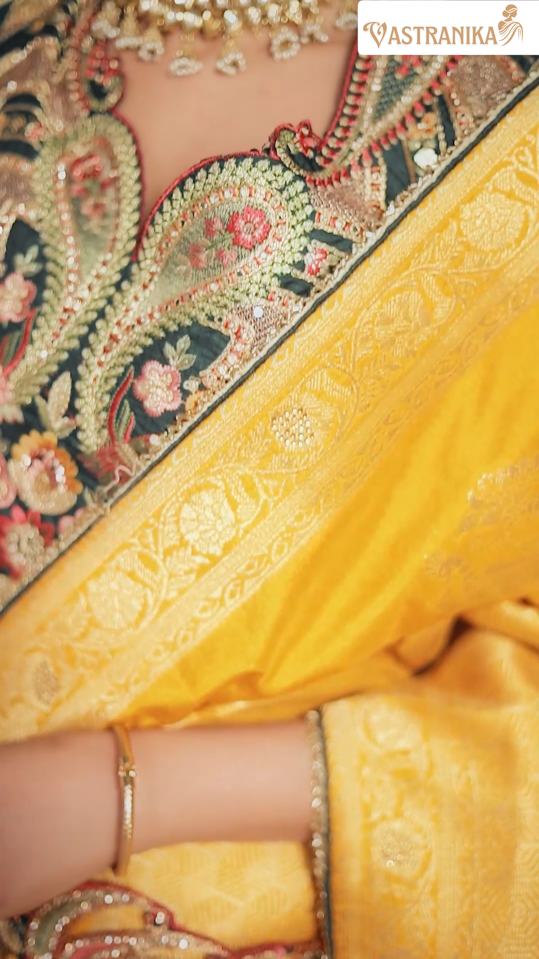 Vastranika Weaves Yellow 5504 Exquisite Designer Sarees for Every Occasion